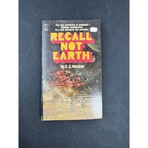 Recall Not Earth by C C MacApp 1970 Dell Science Fiction Paperback Book